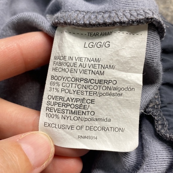 Under Armor Grey Hooded Loose Fit Sweatshirt Large - Picture 4 of 6